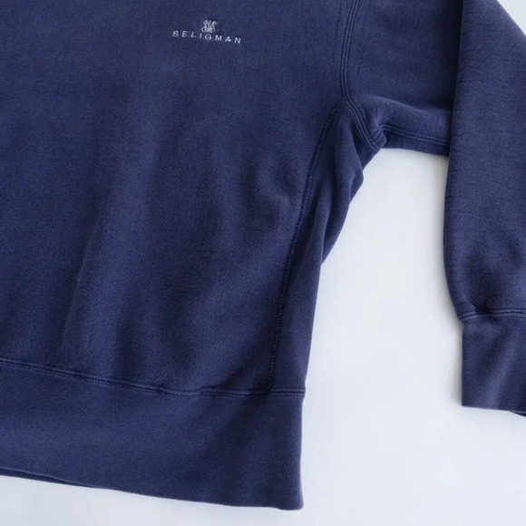 Vintage Lee Crossgreen Navy Seligman Arizona Embroidered Crew Neck Sweater - Picture 5 of 10
